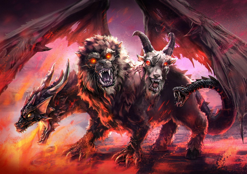 Creature, 1080P, Chimera, Fantasy Animals