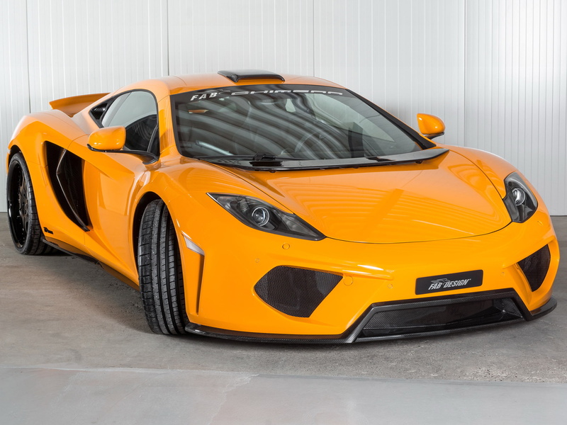 fab, 1080P, orange, mclaren, design, chimera, supercar, mc4 12