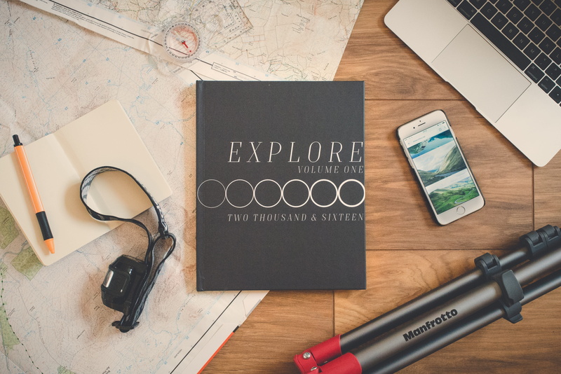 iphone, adventure, table, connection, indoors, writing instrument, gray, red, macbook, travel, silver, near, high angle view, equipment, tripod, wireless technology
