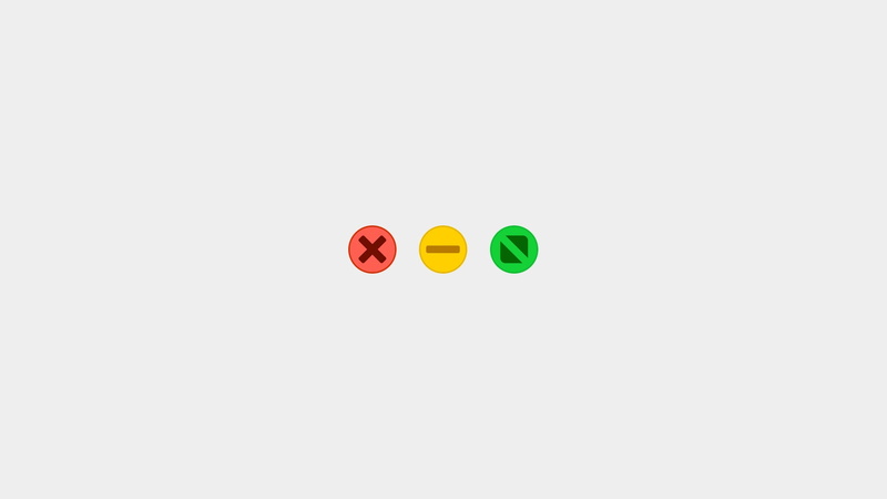 copy space, choice, white background, green color, OSX 10.10, multi colored, no people, minimalism, red, circle, 1080P, cut out, still life, yellow, button