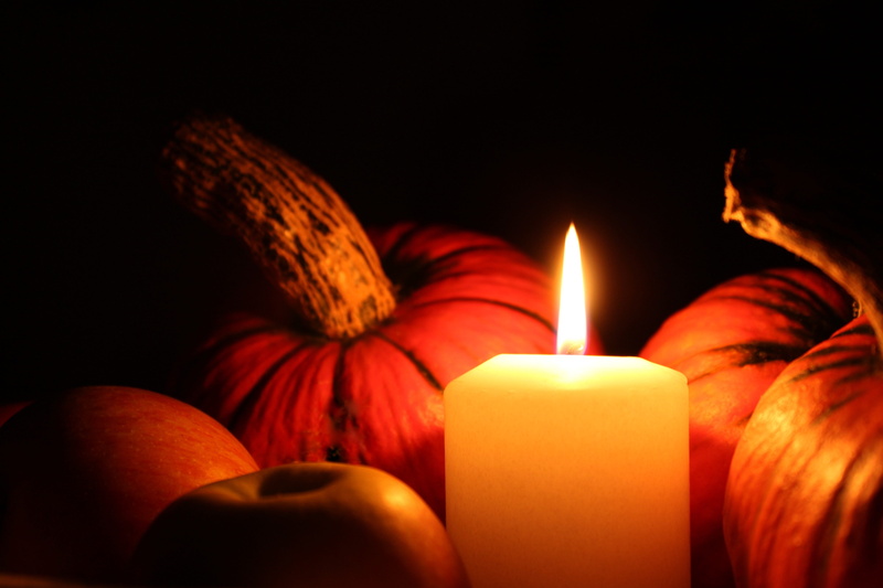 nature, decoration, september, mood, luminosity, heat - temperature, candlelight, warm, votive, flame, halloween, thanksgiving, orange, halloweenkuerbis