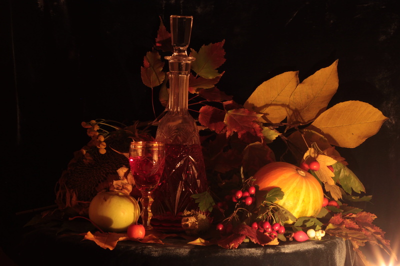 pumpkin, food, indoors, plant, holiday - event, yellow, healthy eating, decoration, holiday, 4K, dark, still life, flowering plant, leaves, freshness