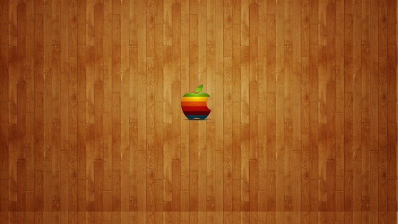 Apple Inc., textures, apple, 1080P, mac, wood, technology, art, inc, Abstract, hd