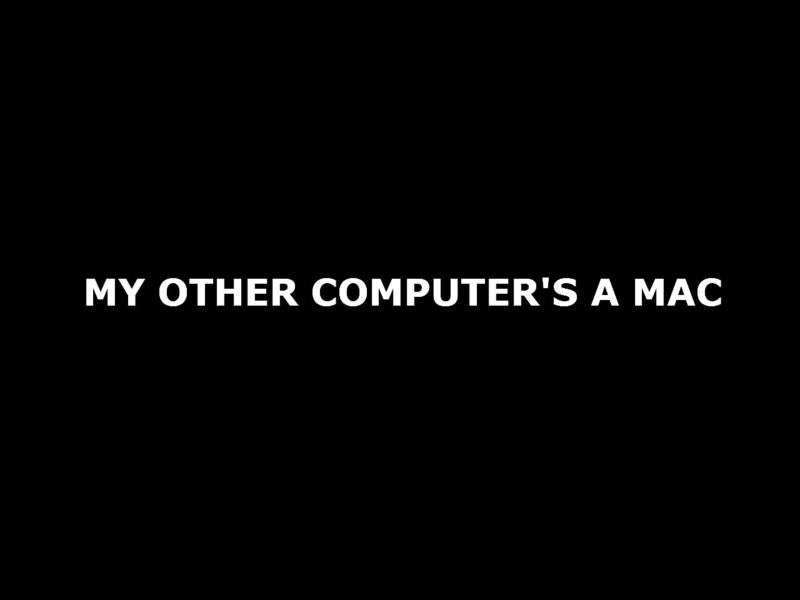 720P, computers, art, hd, apple, microsoft, computer, mac, mac vs pc, funny, technology