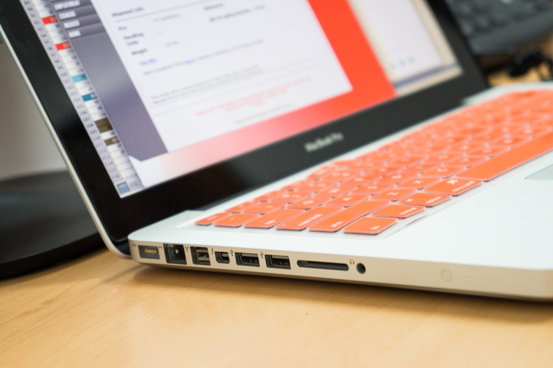 mac, turned, computer network, communication, computer key, desktop pc, wireless technology, laptop, MacBook Pro, turned on, equipment, work, computer equipment