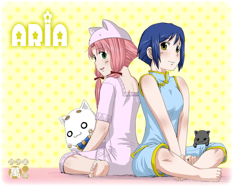 computer Graphic, image, representation, holding, male likeness, close-up, 720P, aika s granzchesta, mizunashi akari, female likeness, text, cute, still life