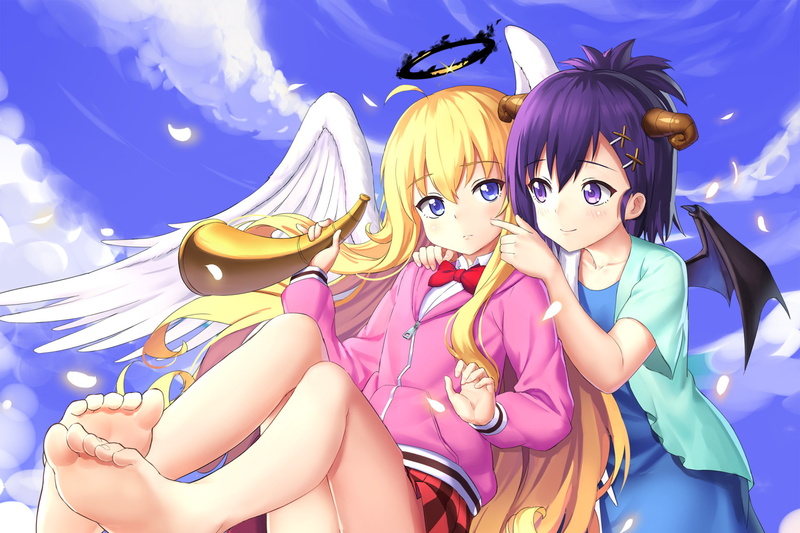 Gabriel DropOut, 1080P, Vignette Tsukinose April, Anime, Gabriel Tenma White