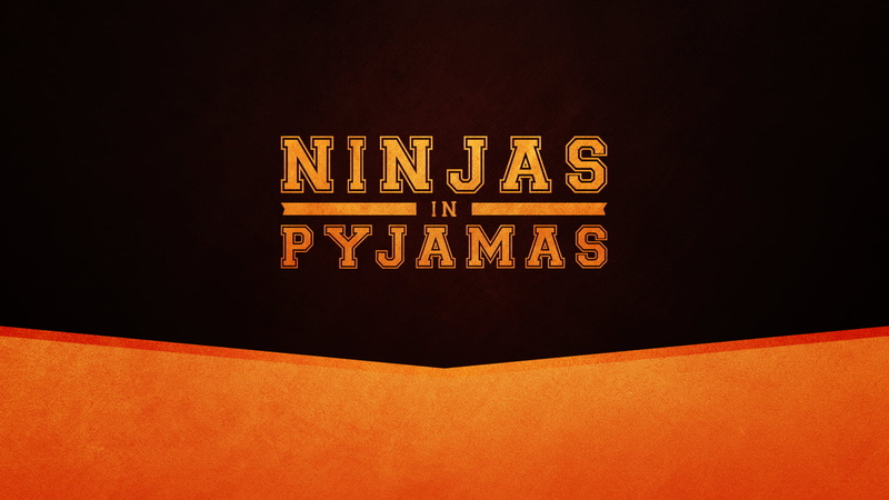 studio shot, ninjas, text, black background, copy space, Ninjas In Pyjamas, Counter-Strike, communication, close-up, number, red, sign, logo, no people