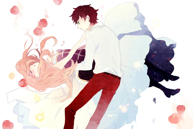 takakura himari, anime, mawaru, couple, himari, mawaru penguindrum, penguindrum, love, 5K, takakura