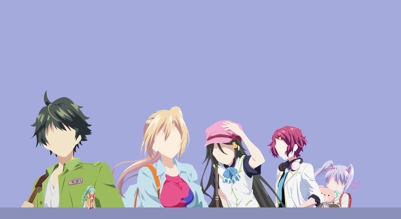 Kumamakura Kurumi, Ruru, Ichijou Haruhiko, Kawakami Mai, anime, 1080P, Izumi Reina, Musaigen no Phantom World, Minase Koito