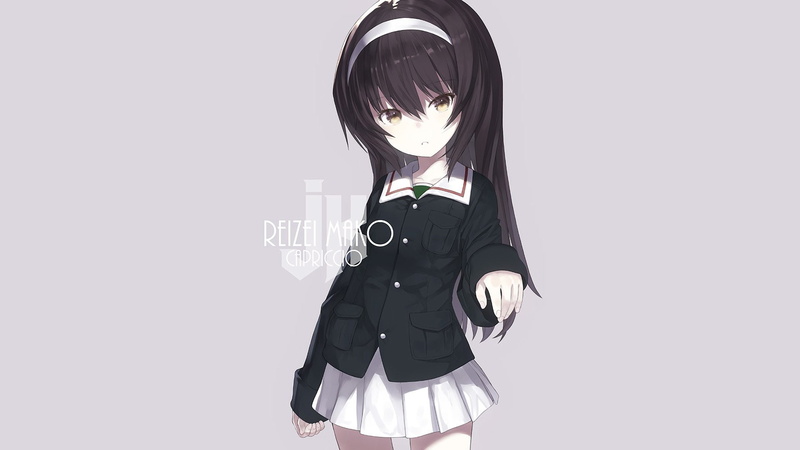 1080P, Girls und Panzer, Mako Reizei, Anime