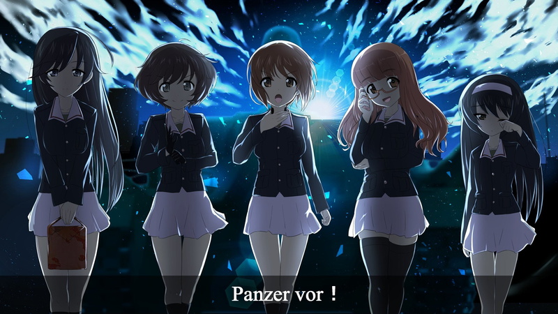 1080P, Yukari Akiyama, Mako Reizei, Anime, Girls und Panzer, Hana Isuzu, Saori Takebe, Miho Nishizumi