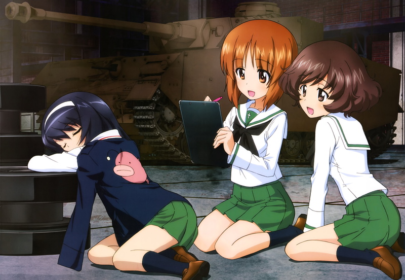 5K, Miho Nishizumi, Anime, Mako Reizei, Yukari Akiyama, Girls und Panzer