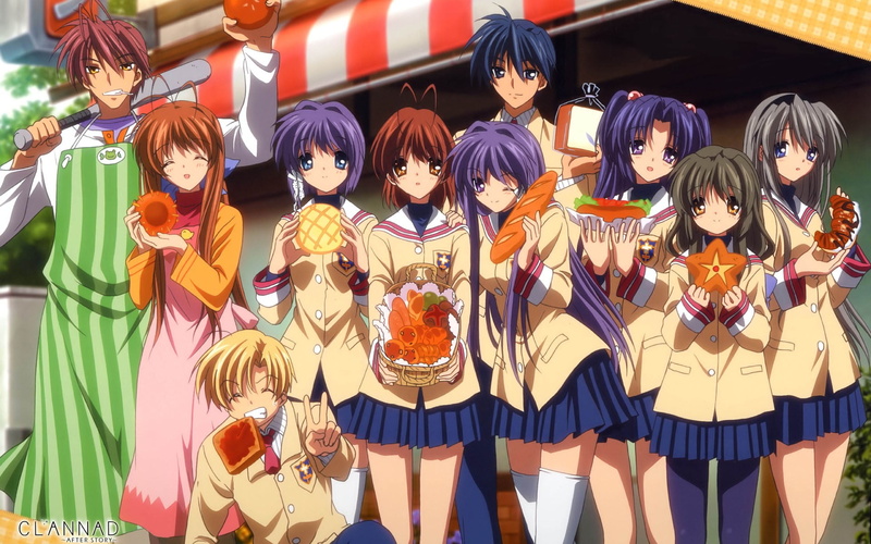 representation, anime girls, Tomoya Okazaki, arts culture and entertainment, clothing, Sakagami Tomoyo, women, childhood, Ibuki Fuko, human representation