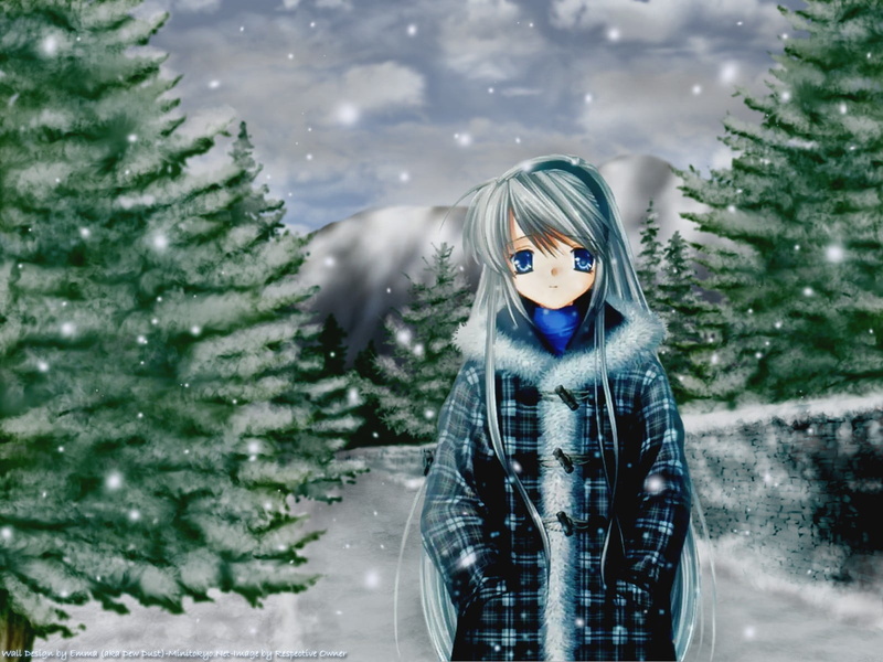 tree, lifestyles, nature, winter, holiday, pine tree, leisure activity, Sakagami Tomoyo, outdoors, coniferous tree, fir tree, one person, women, looking at camera