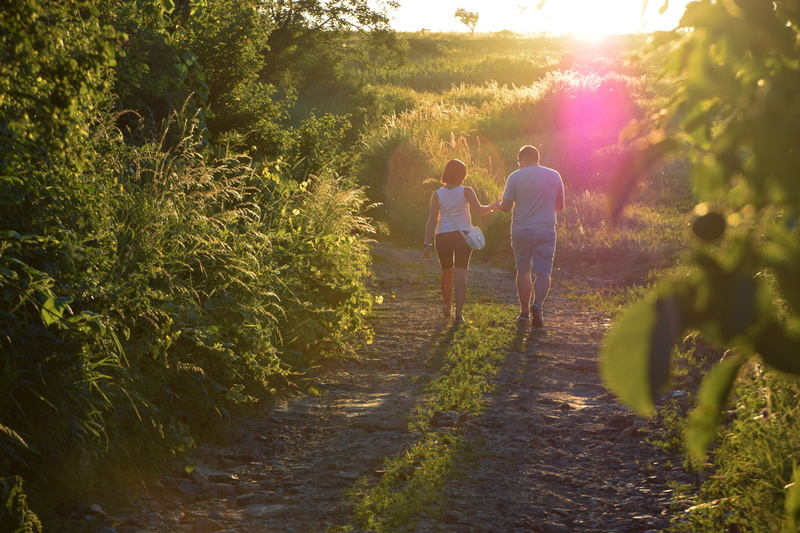 footpath, growth, time Of Day, men, Couple, heterosexual Couple, togetherness, outdoors, physical Activity, excursion, the way forward, bonding, spring