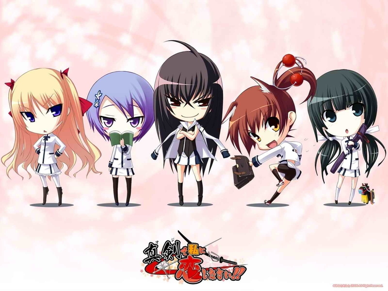 720P, Maji de Watashi ni Koi Shinasai!, Anime Girls, Majikoi