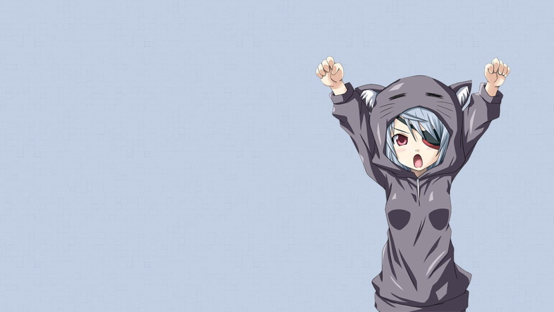 Infinite Stratos, Bodewig Laura, 720P, anime girls