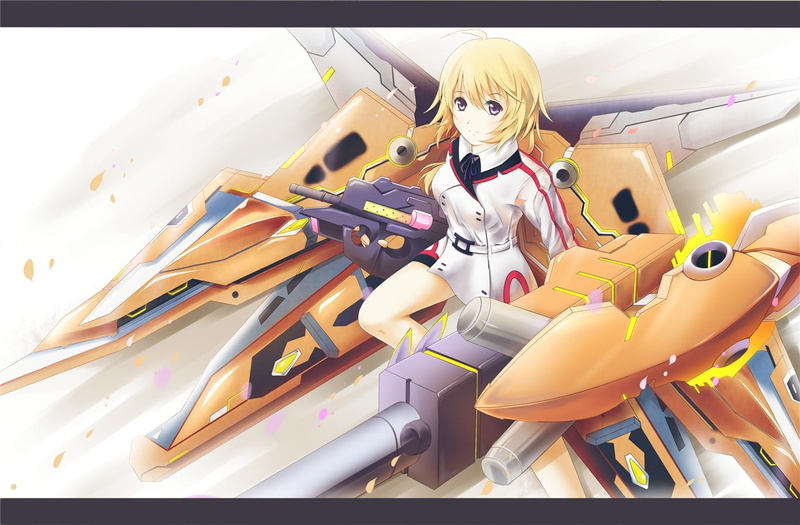 Dunois Charlotte, anime girls, 720P, Infinite Stratos