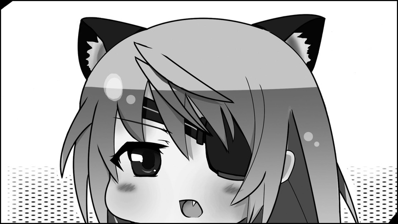 cute, anime, black And White, still life, computer Graphic, human Face, low angle view, reflection, outdoors, pattern, auto post production filter, mode of transportation