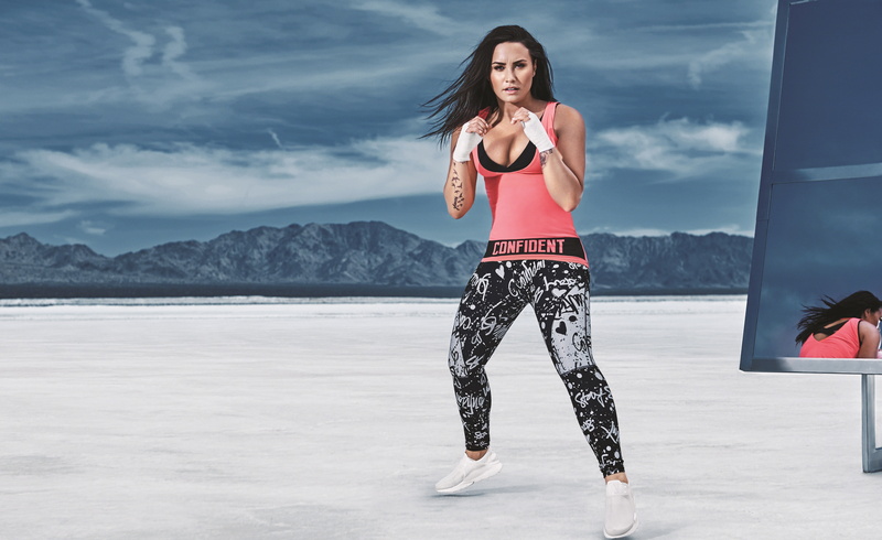 mountain, 5K, Fabletics, Demi Lovato, beauty in nature, one person, day, sky, Confident, adult, women, lifestyles, nature, hairstyle, outdoors, 5K, beautiful woman