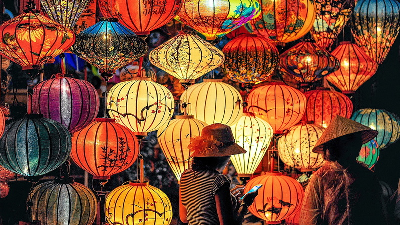side by side, tradition, mid autumn festival, large group of objects, pattern, 1080P, festival, event, choice, celebration, lanterns, market, variation