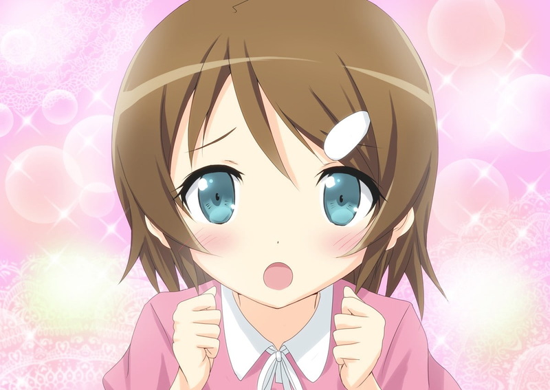 anime girls, child, innocence, front view, representation, close-up, headshot, one person, celebration, art and craft, 480P, pink color, women, girls