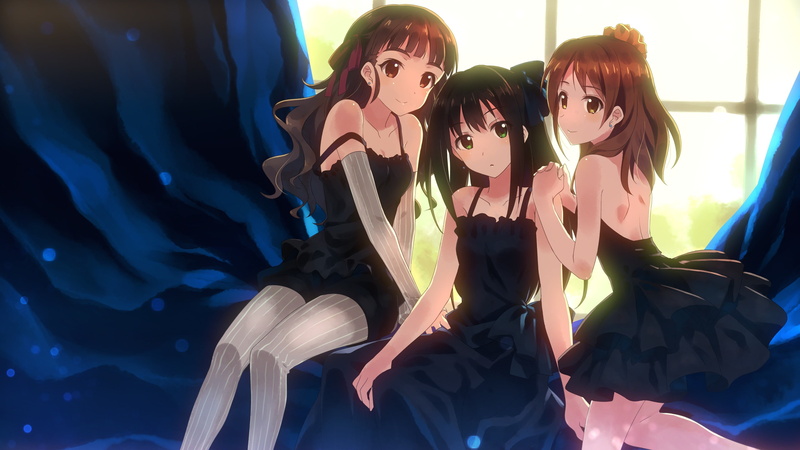 adult, hairstyle, Shimamura Uzuki, three quarter length, young adult, dress, people, Shibuya Rin, beautiful woman, leisure activity, indoors, anime, women