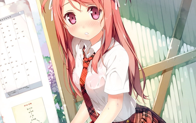 lifestyles, shirt, young Adult, art and craft, anime, leisure activity, front view, women, low angle view, nenme no houkago, amusement park, technology
