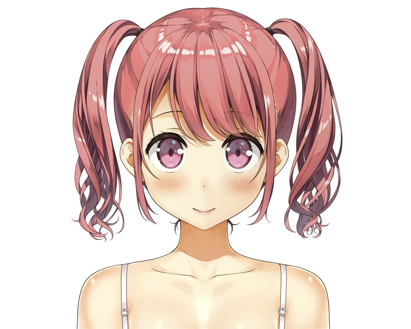 twintails, 248170, nenme, (kantoku), konachan, original, blush, white, com, kantoku, 2K, kurumi, houkago, scan