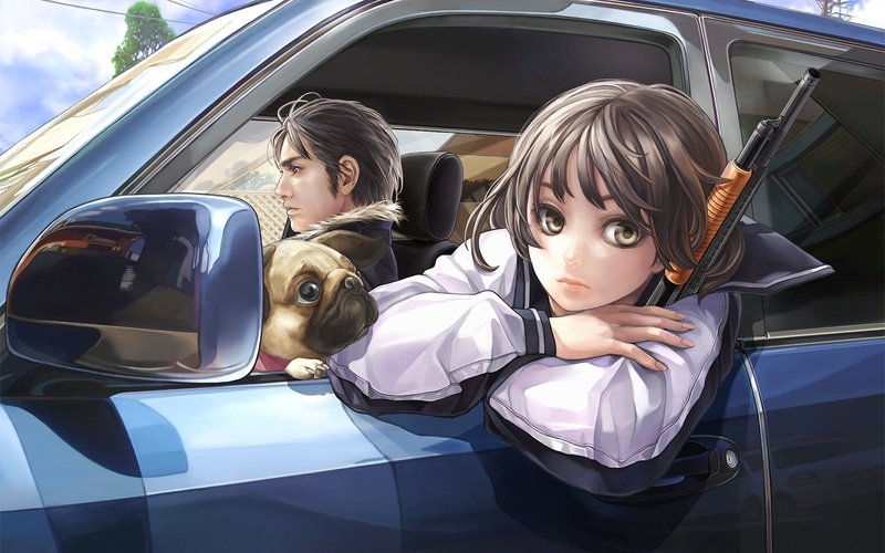 satsuriku, jango, 1080P, anonime, hot, anime, Donne Anonime, donne, hd, tre, crudeli, art, tsuzuki, x, Nitroplus
