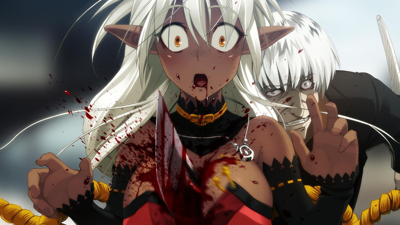 atk, soukou, blood, namaniku, metal, sorimachi, daemon, full, ichizou, white, akki, hair, muramasa, 1080P, nitroplus, sandaime