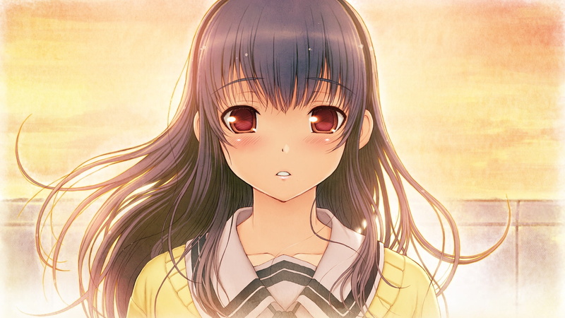 kimi, miyuki, kanojo, seifuku, game, hair, long, 1080P, santa, sunset, koi, purple, eyes, sone, tsuji, black, nitroplus