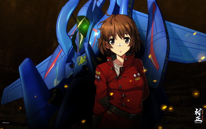 portrait, Brunette, girls, real people, standing, Tape, illuminated, Girl, Nitroplus, lifestyles, women, males, Full metal daemon muramasa, innocence, looking at camera