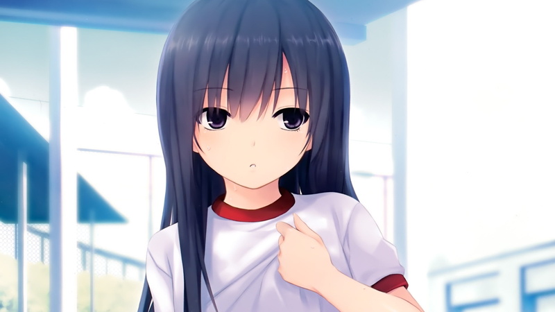 coffee, girl, kizoku, anime, 1080P