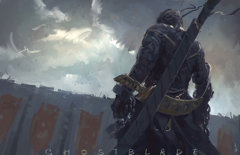 Warrior, 4K, Comics, Sword, GhostBlade