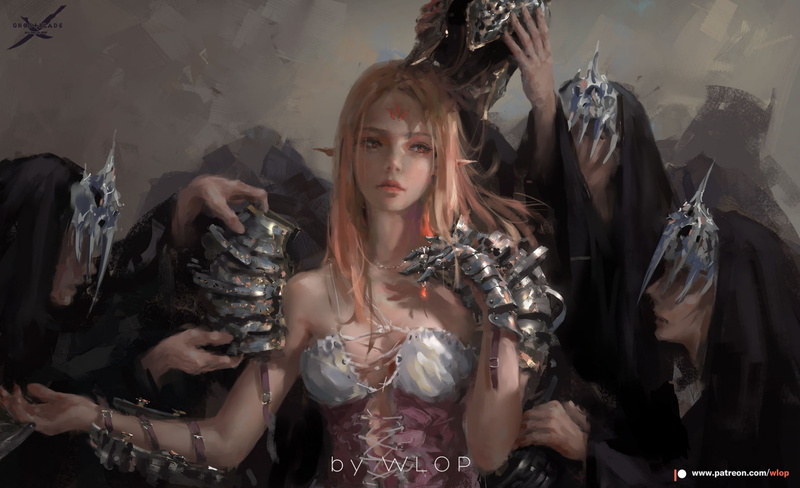 Armor, 1080P, Woman, GhostBlade, Elf, Comics