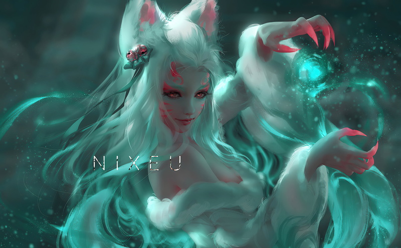 fantasy art, artwork, Nixeu, 4K