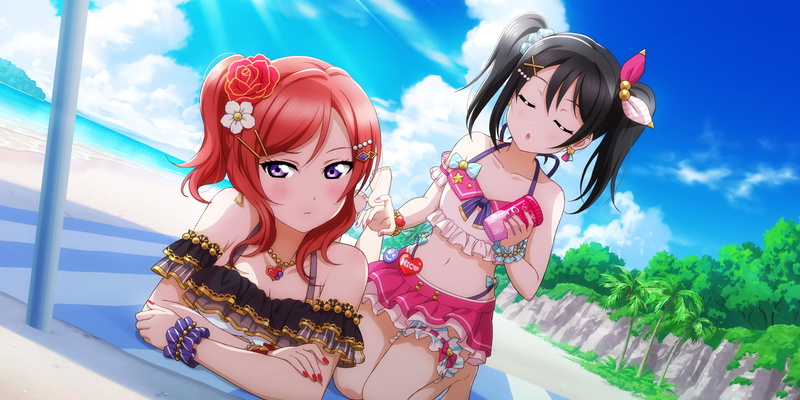 Love Live! Sunshine, Yazawa Nico, Love Live!, 2K, Nishikino Maki, swimwear, Love Live Series