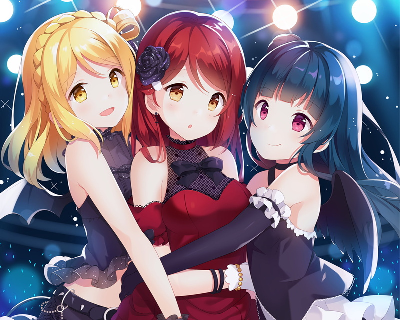 Yoshiko Tsushima, Riko Sakurauchi, Love Live! Sunshine!!, 720P, Mari Ohara, Anime