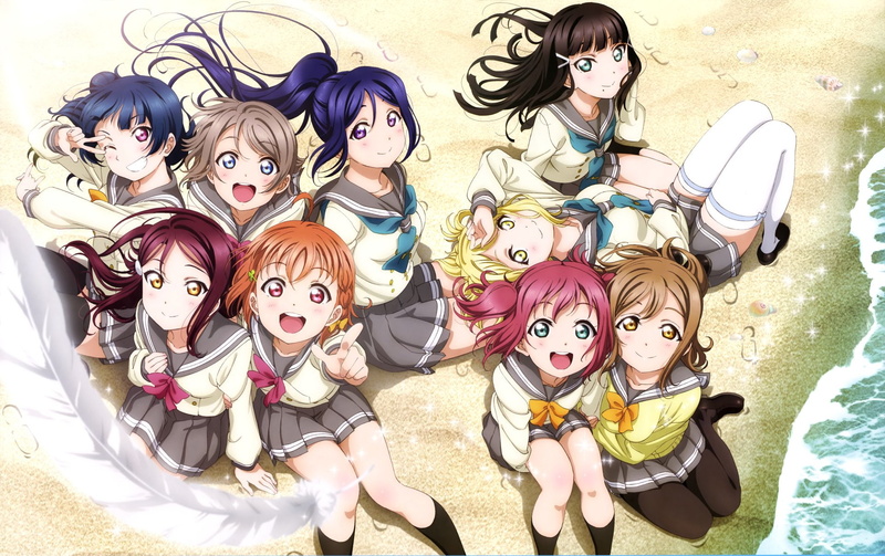 outdoors, You Watanabe, figurine, art and craft, 1080P, representation, Dia Kurosawa, Yoshiko Tsushima, no people, craft, male likeness, wall, Love Live! Sunshine!!