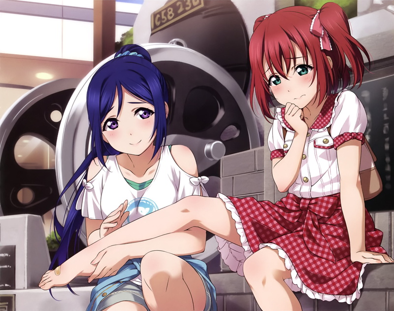 2K, Anime, Ruby Kurosawa, Love Live! Sunshine!!, Kanan Matsuura