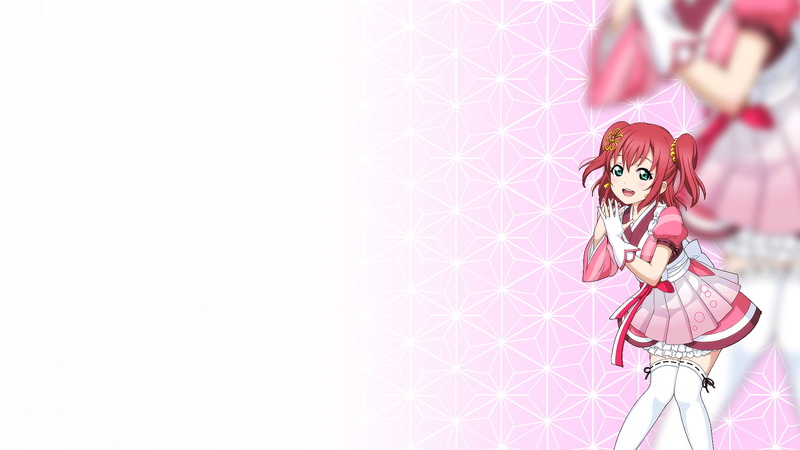 anime girls, simple, 1080P, Love Live! Sunshine, Kurosawa Ruby, anime