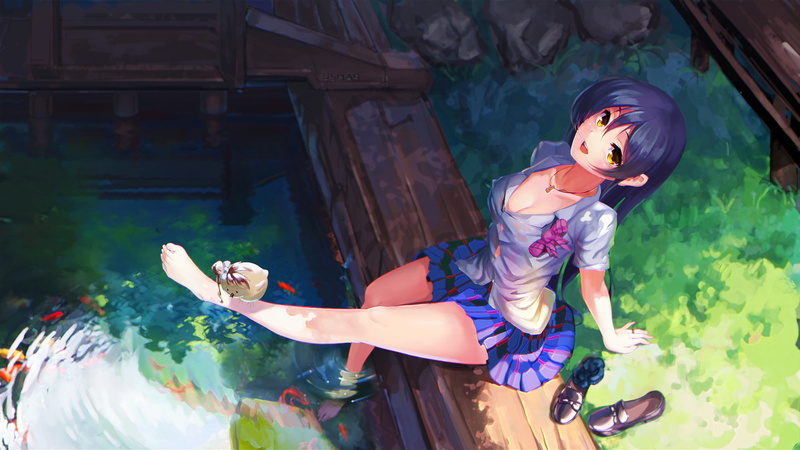 anime girls, Love Live!, cleavage, Sonoda Umi, 1080P