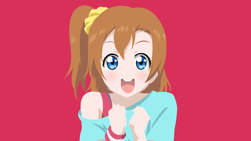 Love Live!, 4K, Anime, Honoka Kousaka