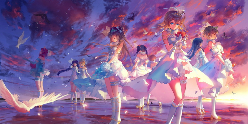 1080P, Koizumi Hanayo, Long Hair, anime, Minami Kotori, Nishikino Maki, twintails, Toujou Nozomi, Ayase Eri, Yazawa Nico, Hoshizora Rin, ribbon, Kousaka Honoka