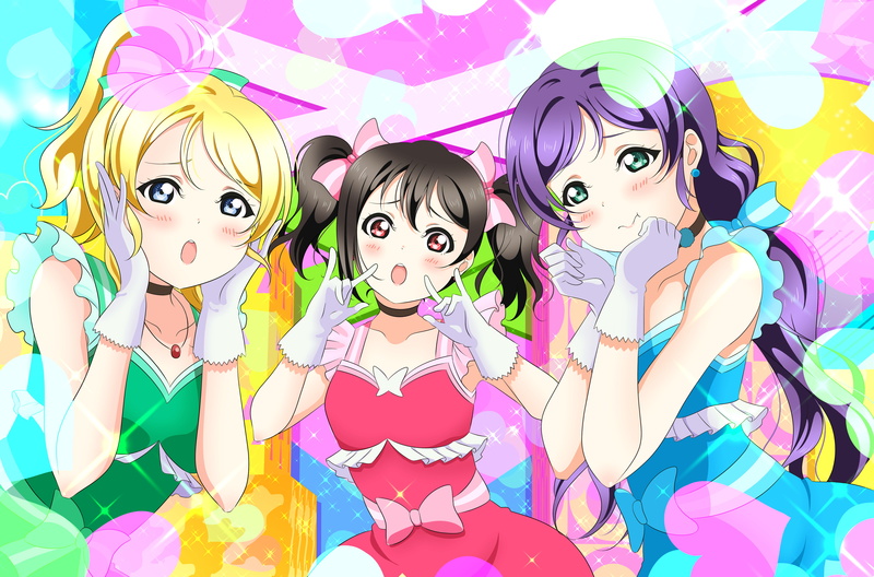 Anime, 4K, Eri Ayase, Nico Yazawa, Love Live!, Nozomi Tojo