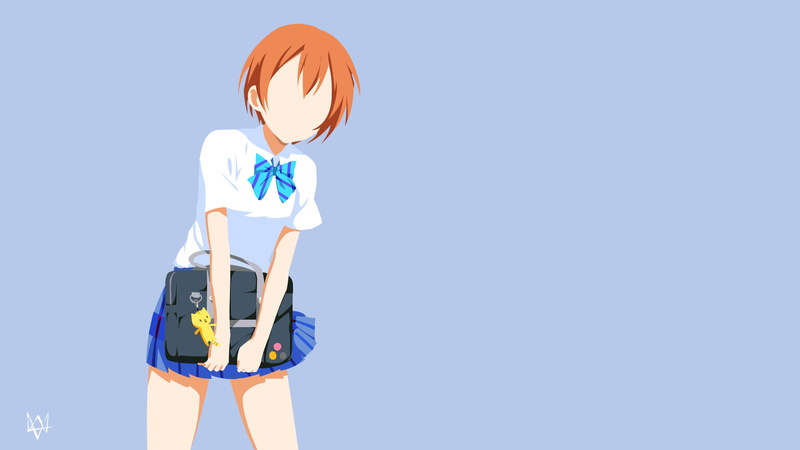 unrecognizable person, standing, blue, representation, men, clear sky, Love Live!, day, creativity, low angle view, nature, anime girls, minimalism, childhood