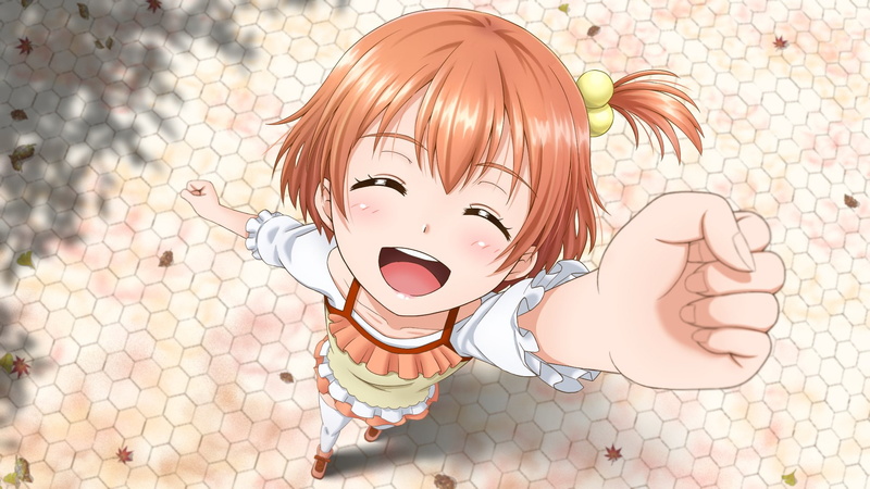 1080P, Hoshizora Rin, open mouth, Love Live!, anime girls