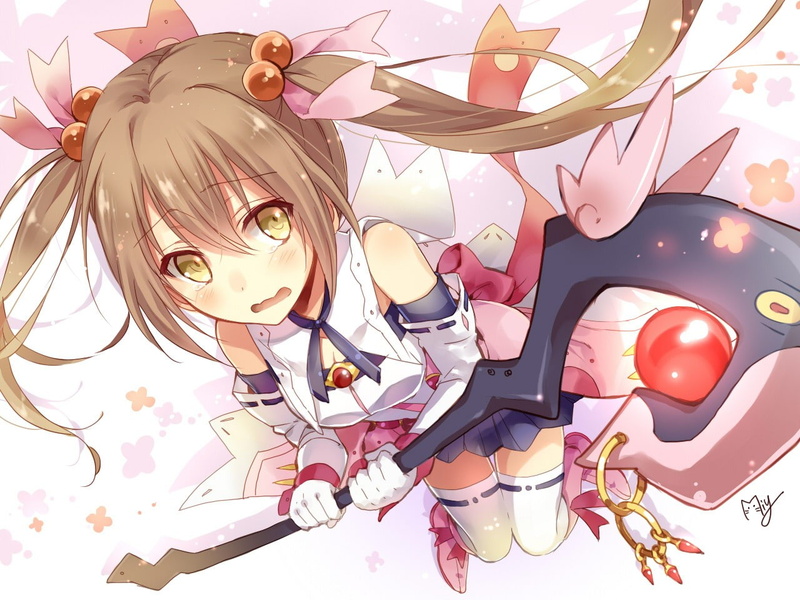 anime girls, Yurika Nijino, 720P, Rokujouma no Shinryakusha